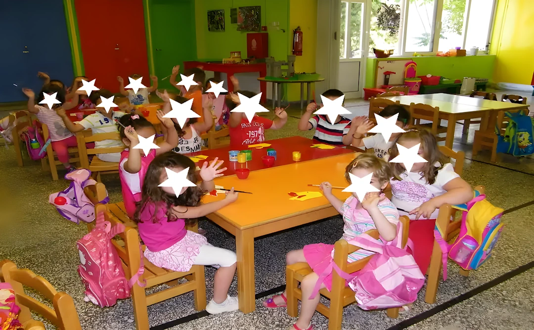 Δημιουργικές δραστηριότητες παιδιών στον παιδικό σταθμό